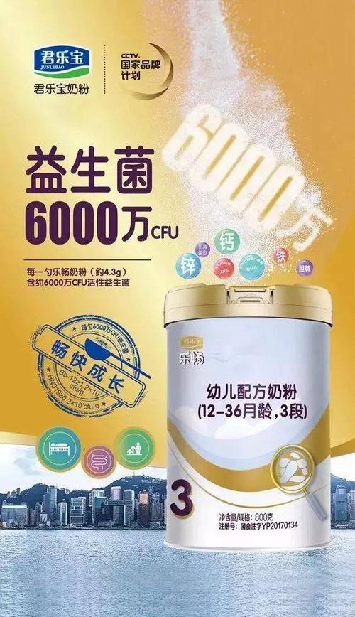 君乐宝乐畅奶粉广告