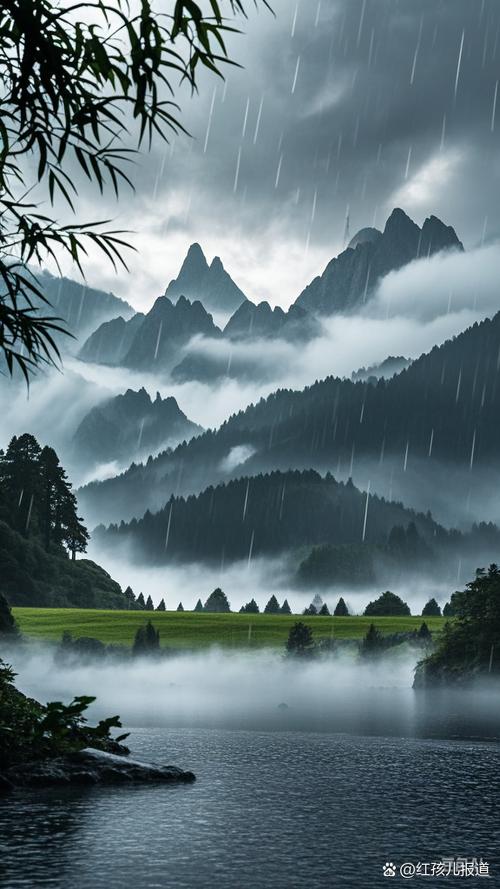 山里烟雾缭绕的诗