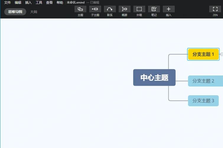 手机xmind思维导图教程
