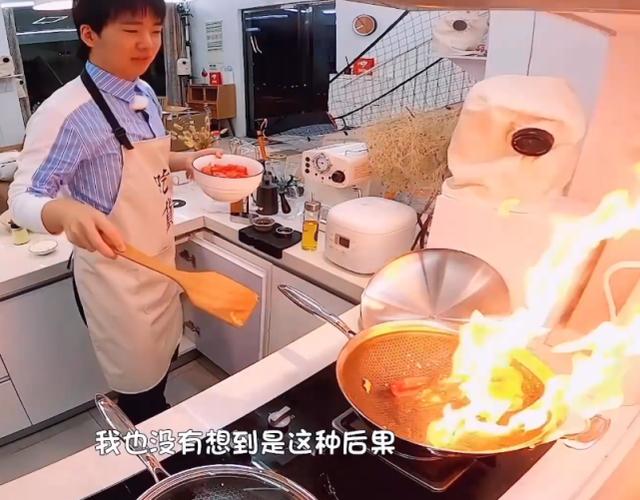 电饼铛突然砰一声冒火球缩略图