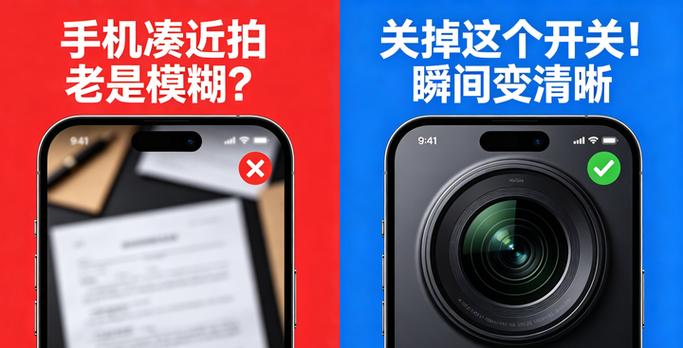 手机摄像头一半清晰一半模糊