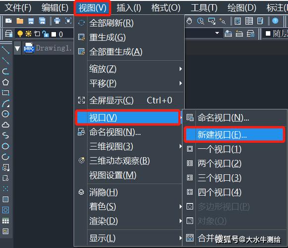 cad布局视口不显示图形