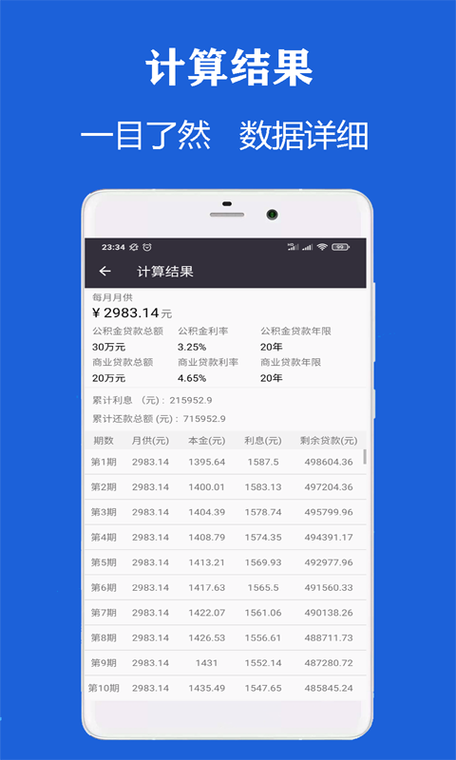 幸福房贷计算器2023最新版