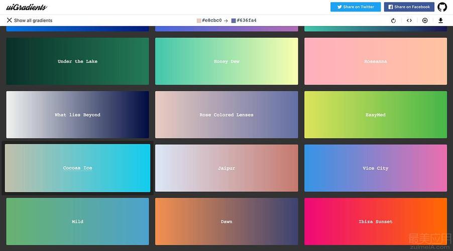 ui colors preview