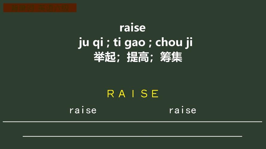 raise筹集