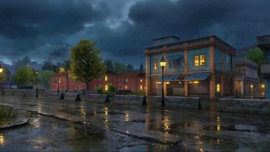 和平精英下雨声