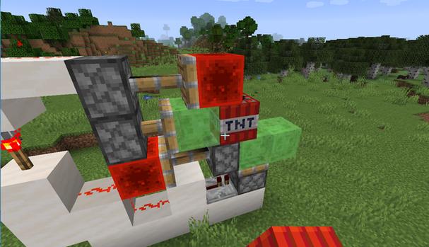 我的世界让发射器射TNT