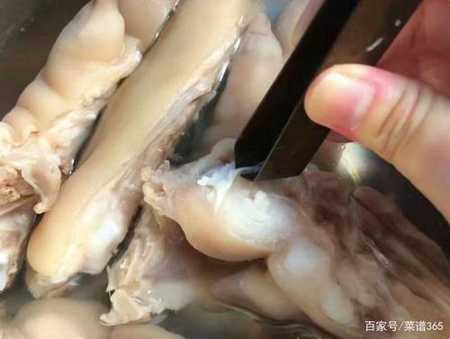 猪蹄全部都是毛如何清洗干净教程