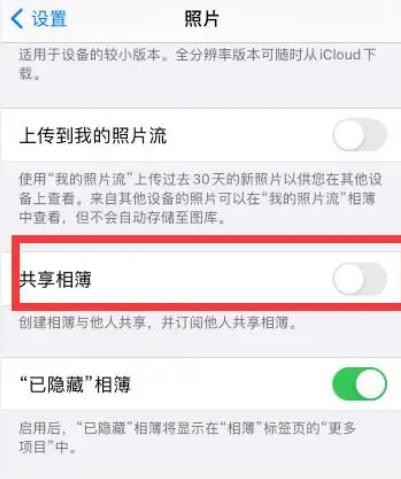 共享相簿没关别人能看到吗