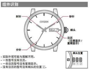 西铁城日历怎么调整