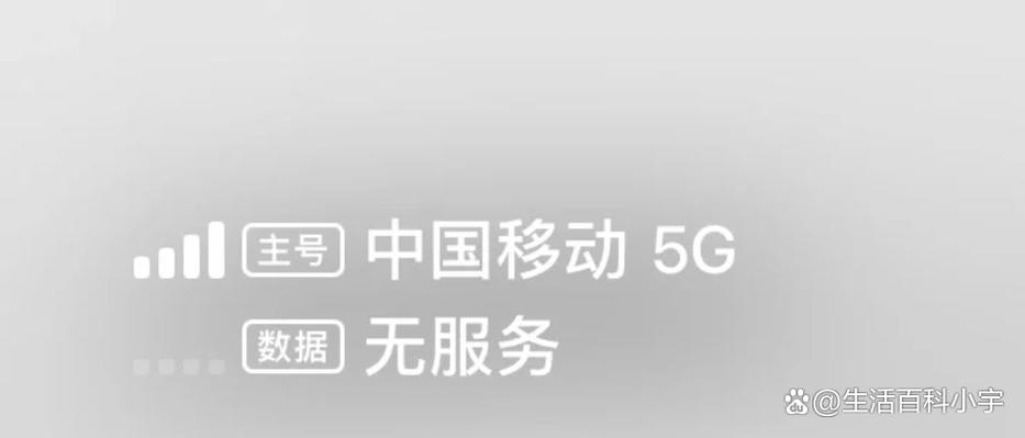 流量卡显示无服务怎么回事