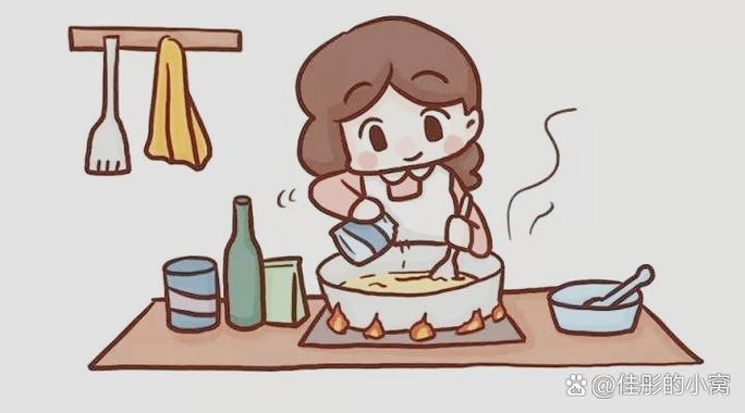 妈妈就去厨房里做饭去了