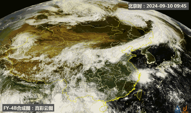 降水云图天气预报