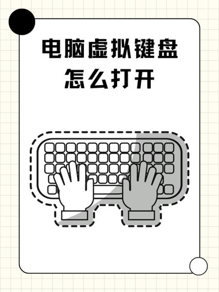 台式机虚拟键盘怎么打开