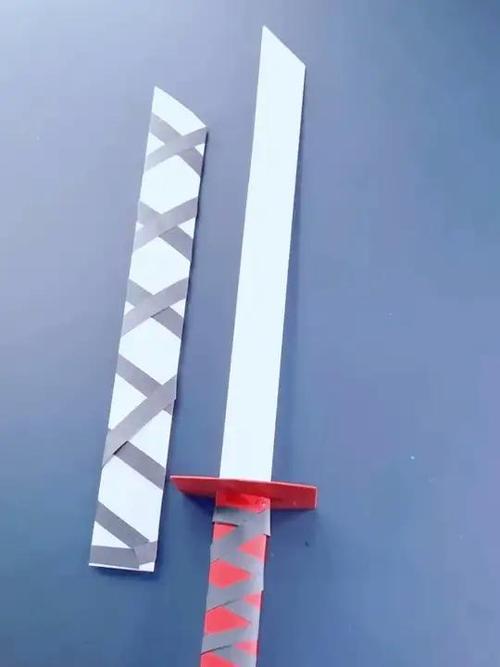 用纸做一把武士刀截图