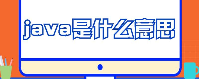 java什么意思