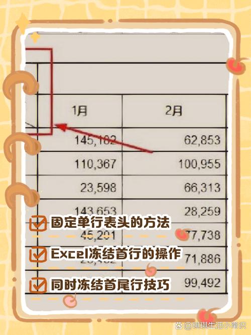 怎么保持表头不动