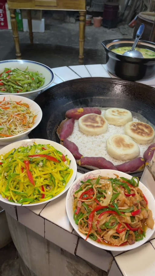 农村简单家常饭主食