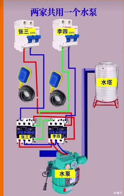 二相水泵接线图