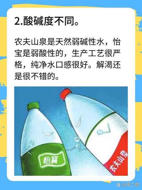 纯净水与山泉水的区别