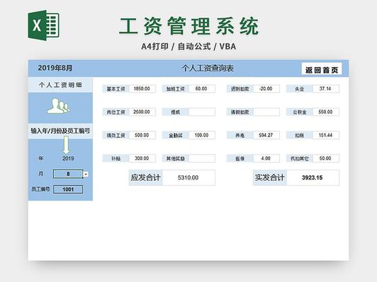 怎么查个人工资明细表