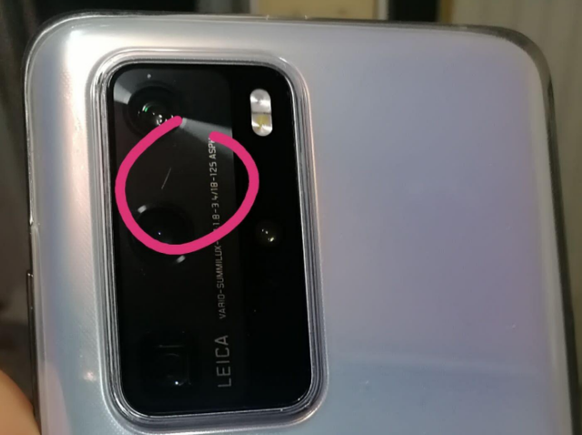 手机后置摄像头模糊缩略图