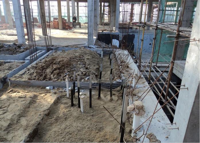 农村建房一层地下穿线管