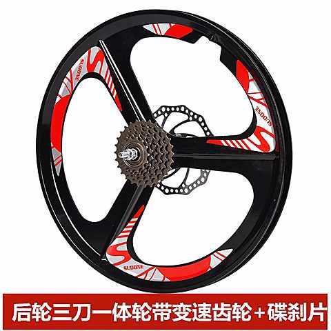 自行车后车轱辘左右晃