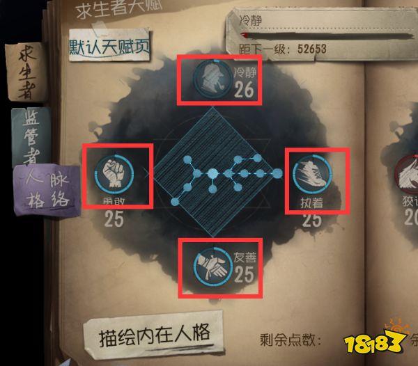 第五人格天赋最高是120吗