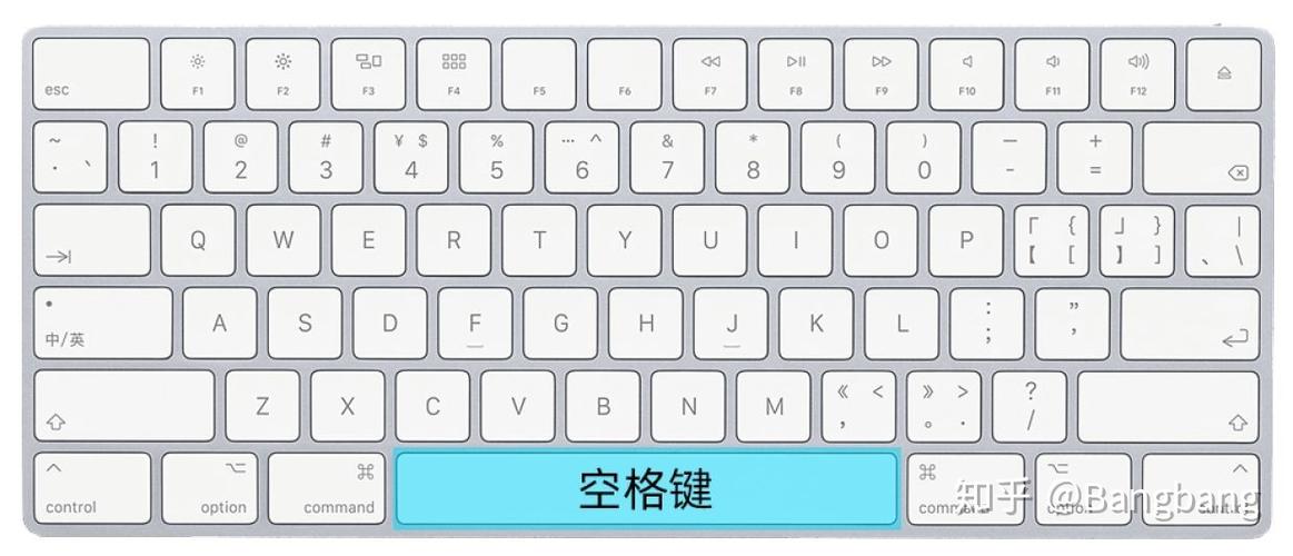 苹果空格键是哪个键