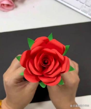 15秒折玫瑰花图标