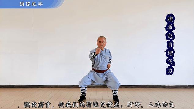 少林达摩易筋经立八段锦