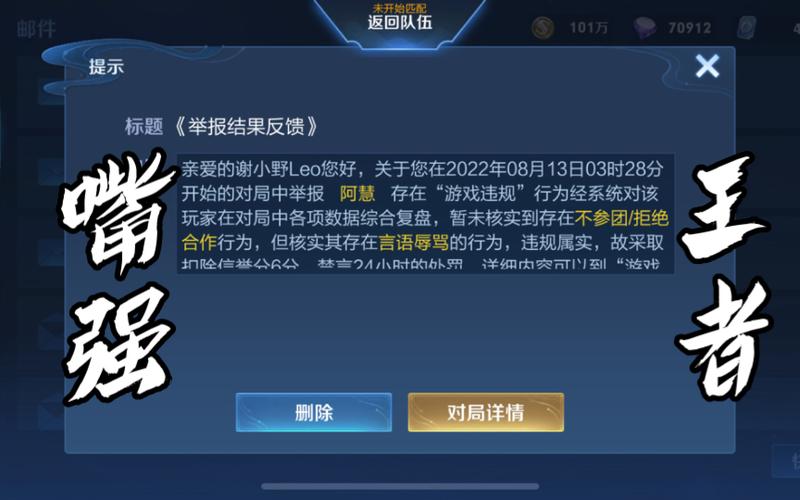 队友骂人举报有用吗