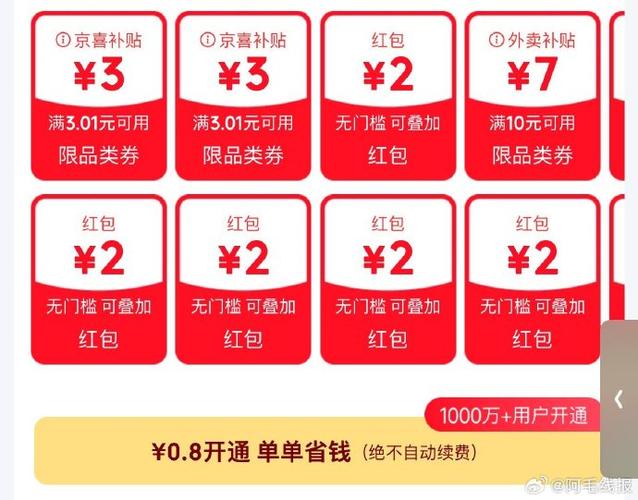 红包省钱卡续费多少钱