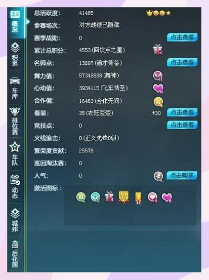 舞力值等级表怎么查