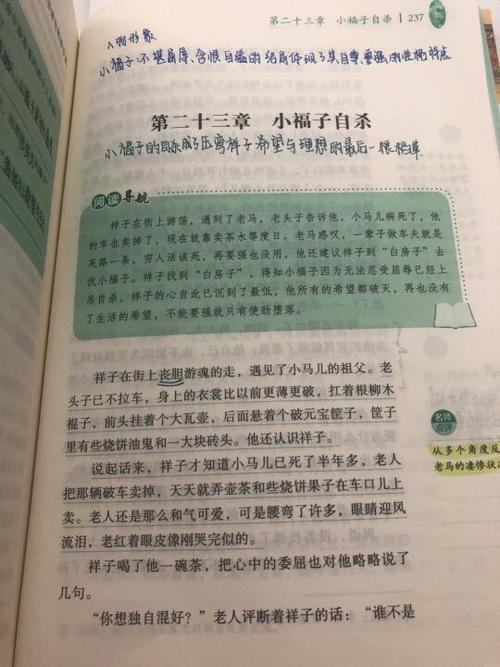 正版骆驼祥子共几章