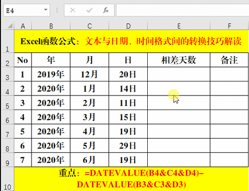 时间格式
