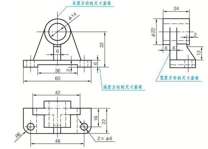 标注组合体尺寸的基本方法是