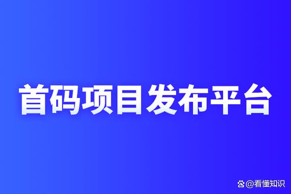 项目首码论坛