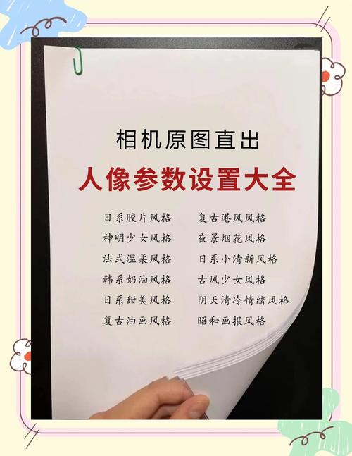 摄影风格设置方法