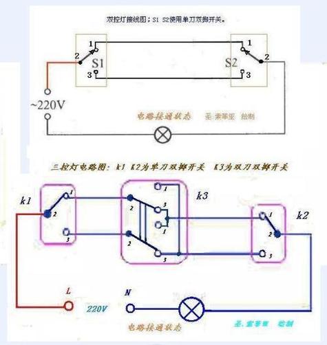 multisim中的单刀双掷开关