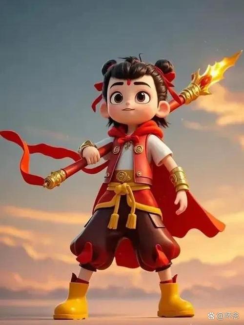 哪吒火尖枪,小吃街