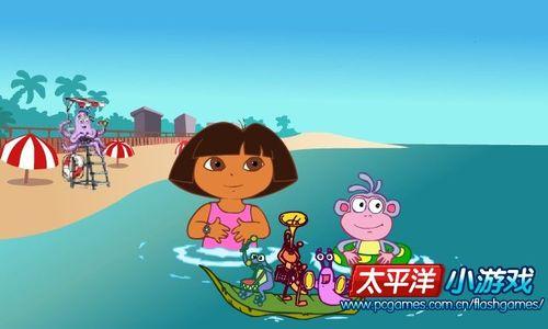朵拉海滩游泳