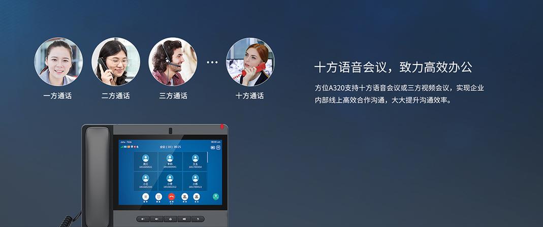 打电话时显示电话会议