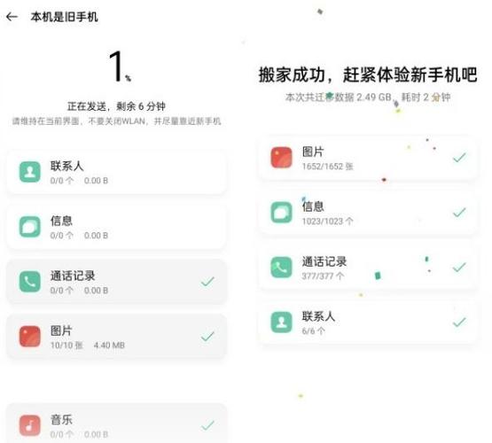 oppo手机迁移数据缩略图