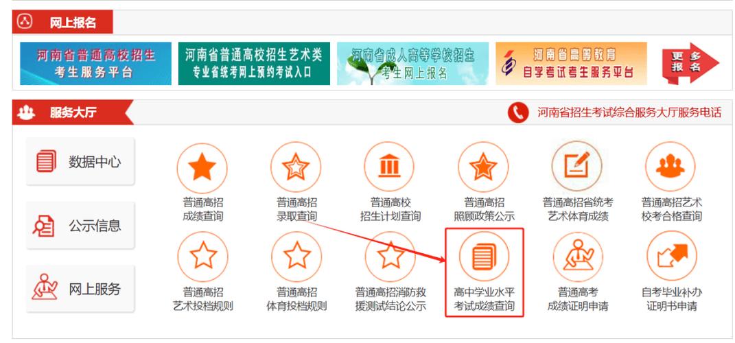 高中普通学业水平查询系统