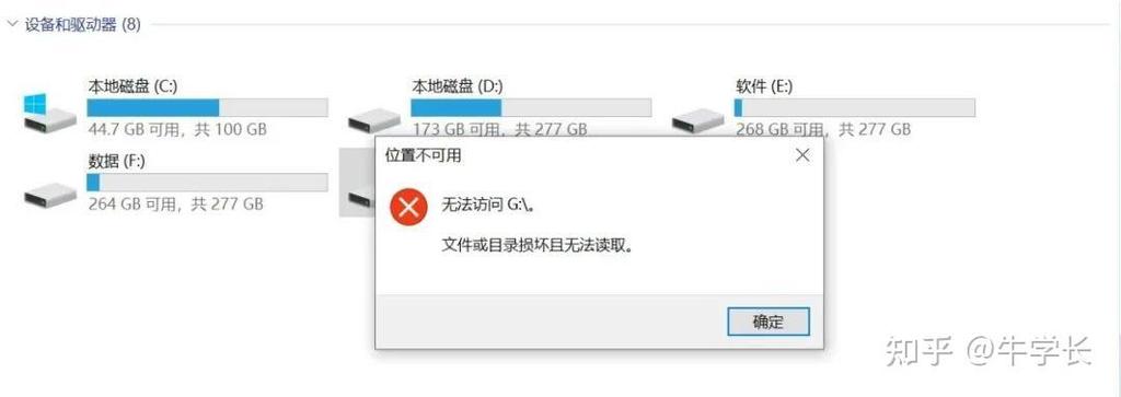 硬盘无法访问,拒绝访问缩略图