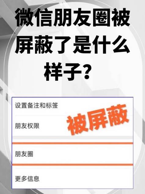 朋友圈屏蔽人的步骤