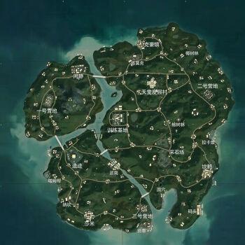 绝地求生地图高清大图