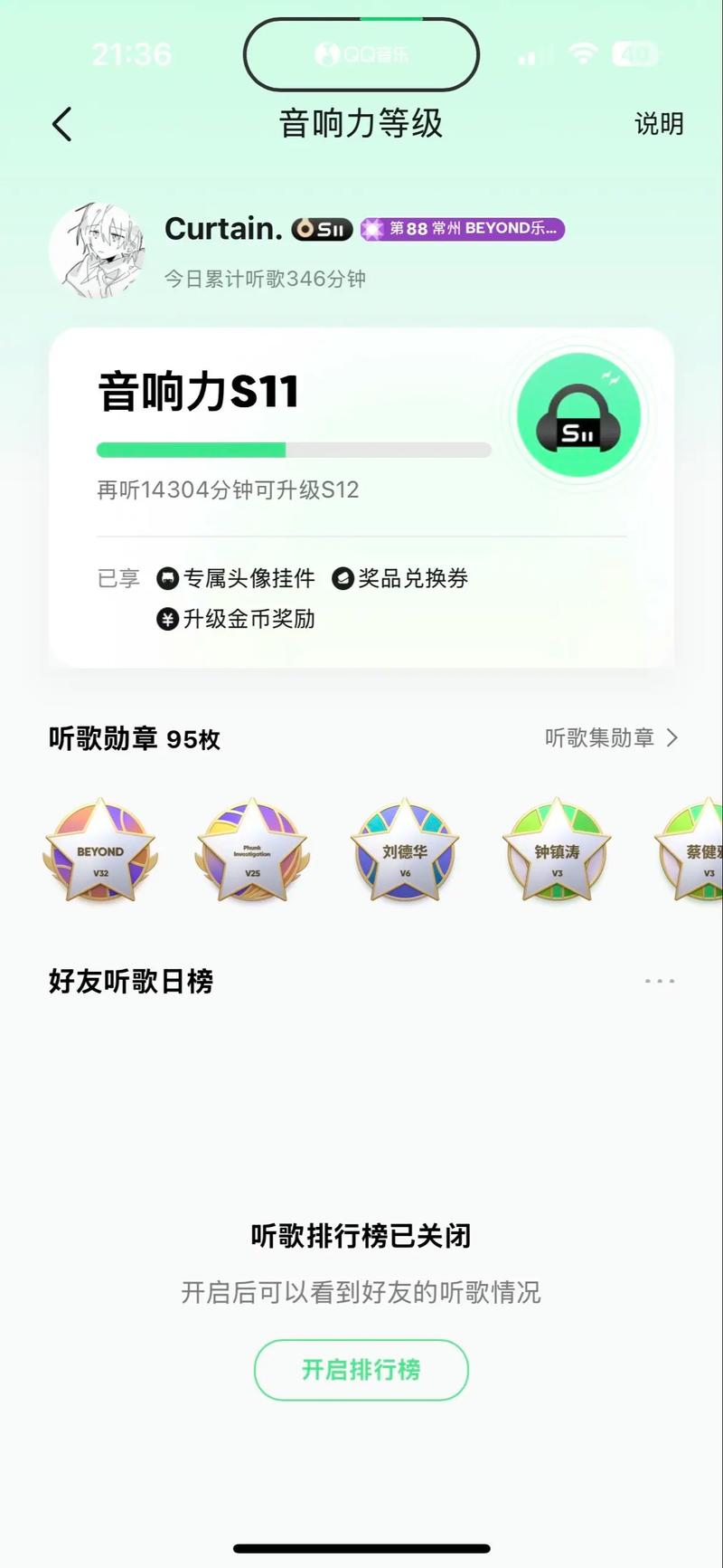 qq音乐11级是什么水平